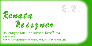 renata meiszner business card